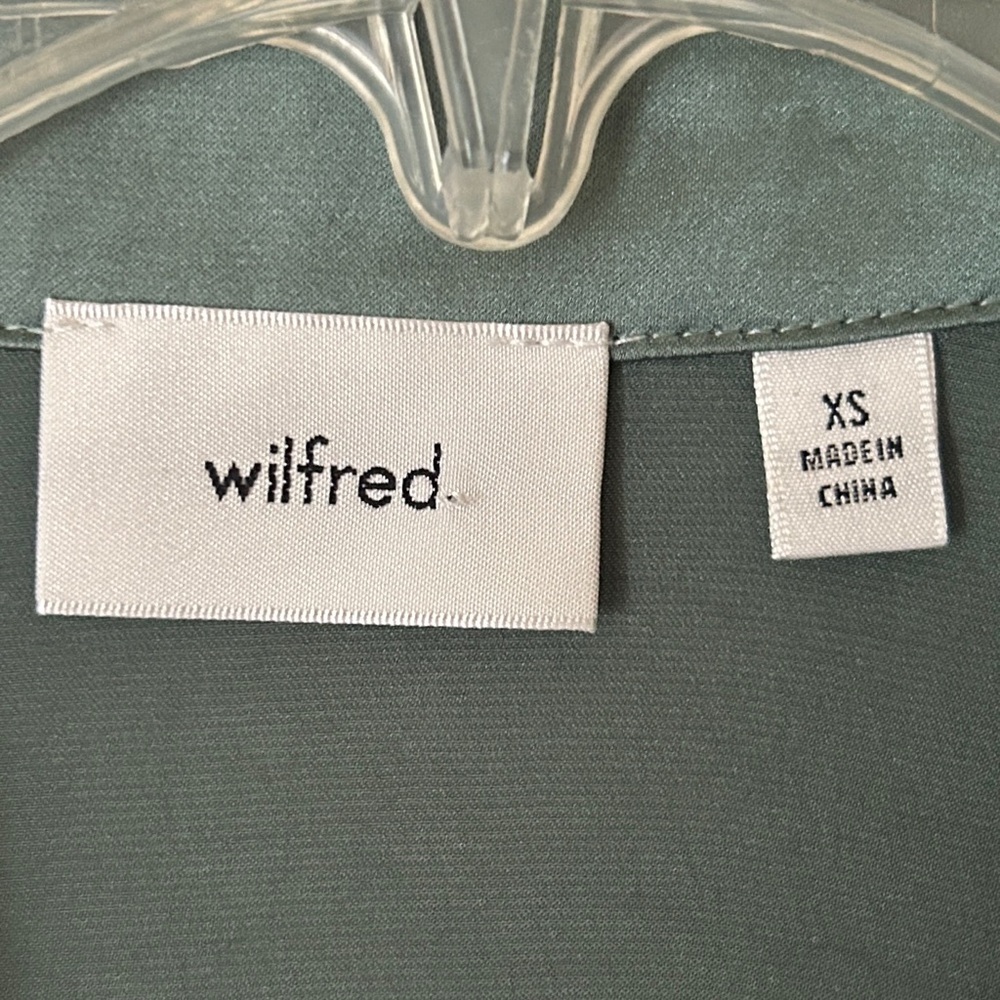 Aritzia Wilfred Tie Front Blouse Size XS - Picture 5 of 5